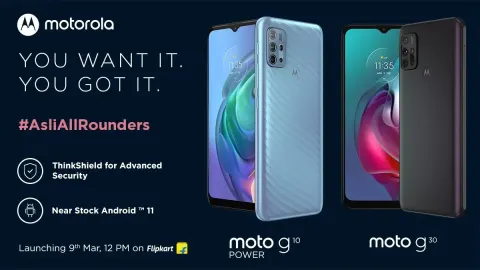 Motorola Moto G10 Power and Moto G30 India launch confirmed for March 9!