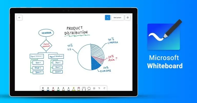 Microsoft Whiteboard sketch app is now available for android phones!