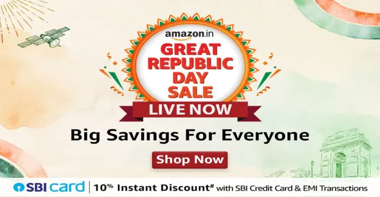 Amazon Great Republic Day Sale from January 13 – 18
