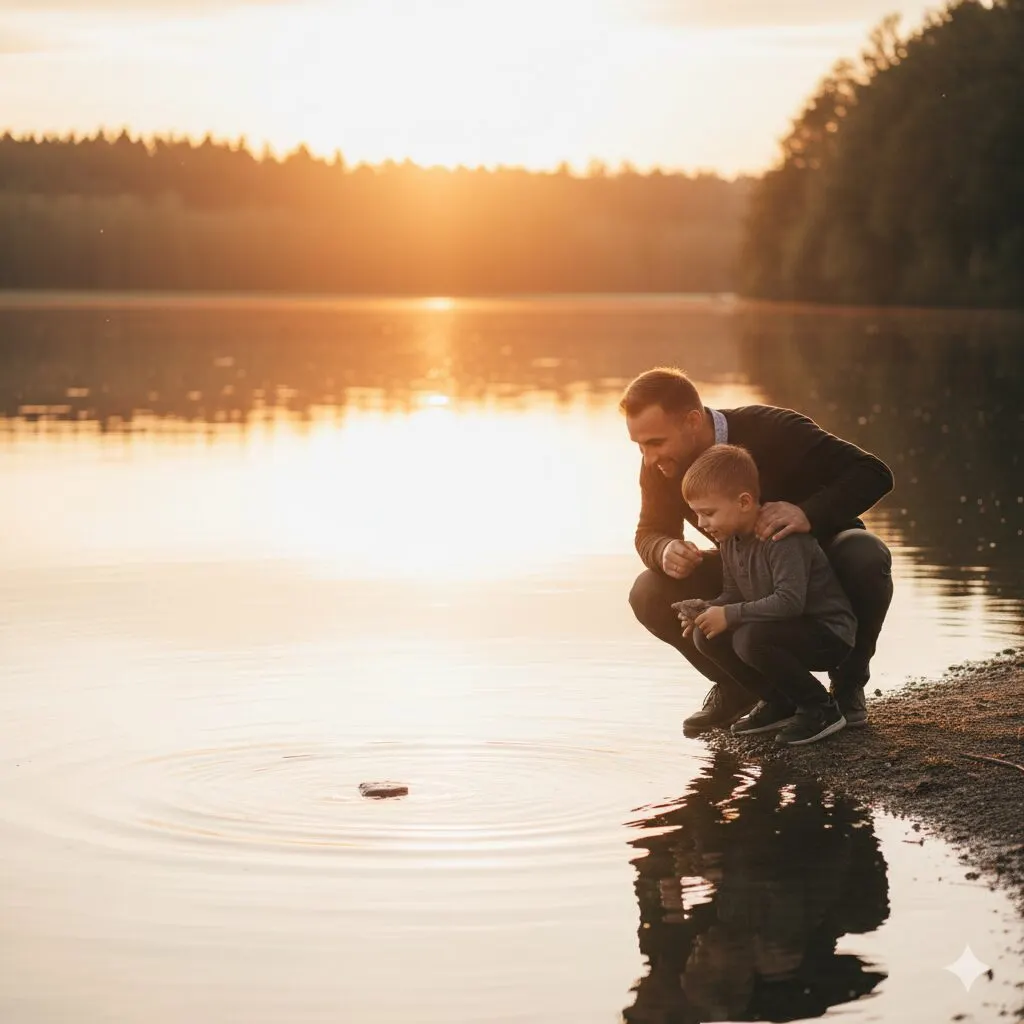 Best Dad and Son Photos for Lasting Memories : Golden memories Using Gemini 2025
