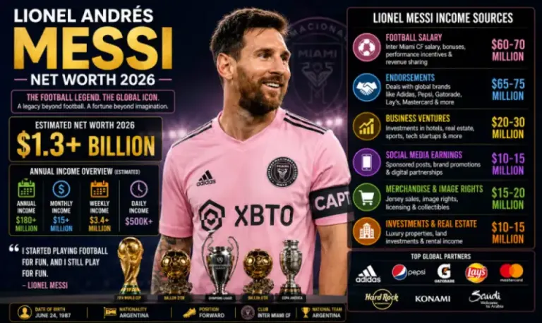 Lionel Messi Net Worth 2026