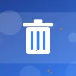 Delete Instagram account illustration with trash icon