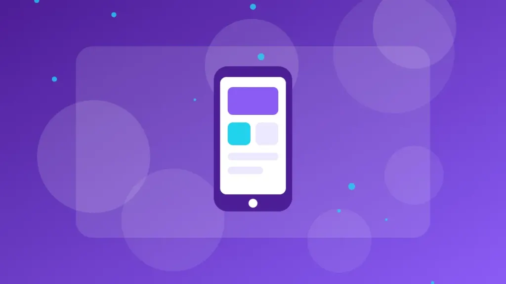 Phone hanging problem illustration with smartphone